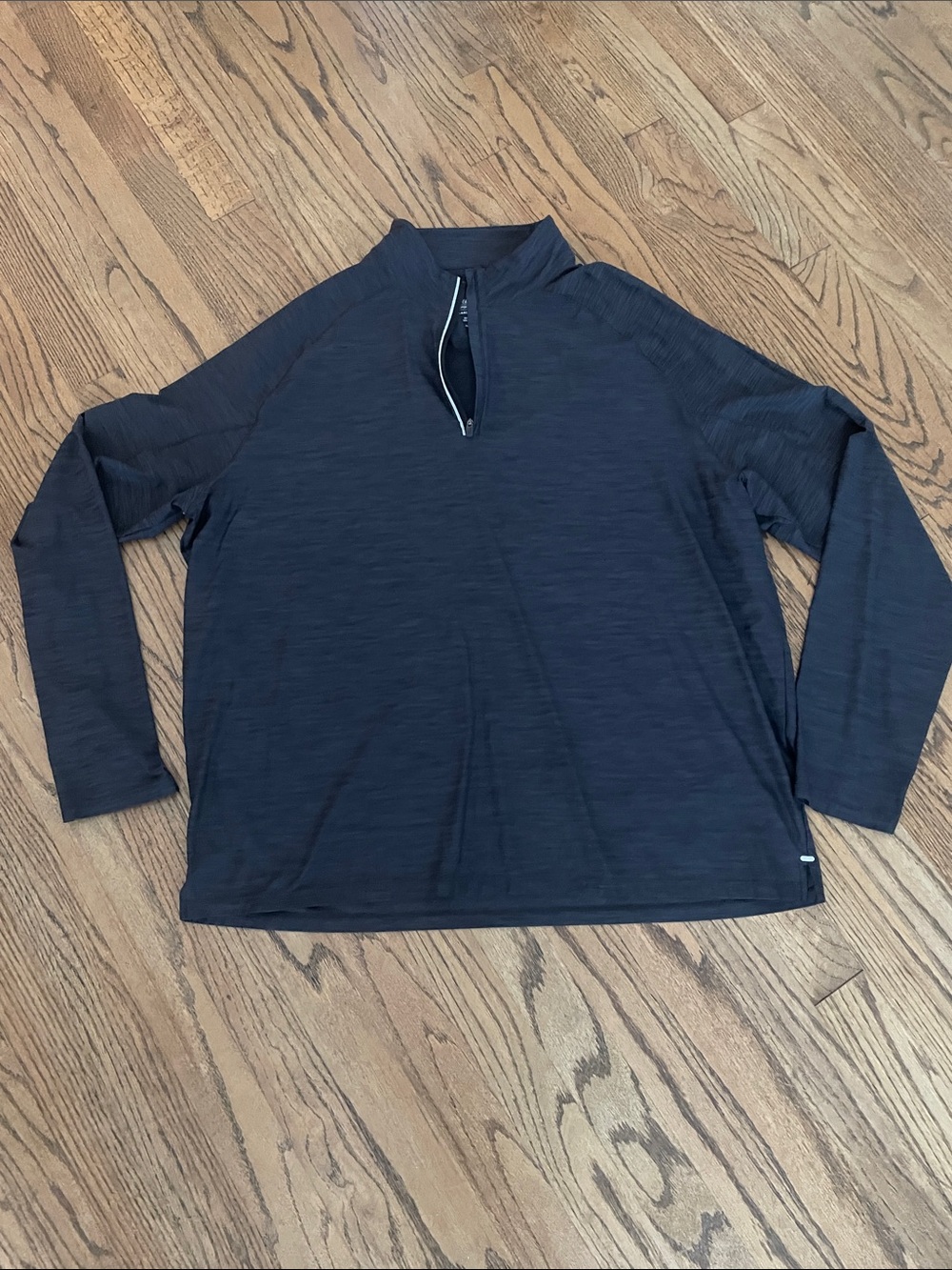 johnnie-O Men's Black Quarter-Zip Sweater